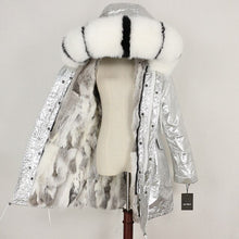Load image into Gallery viewer, OFTBUY 2019 Winter Jacket Women Real Fur Coat Long Parka Natural Raccoon Fur Collar Rabbit Fur Liner Thick Warm Streetwear New
