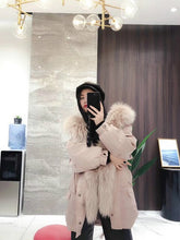 Load image into Gallery viewer, OFTBUY 2019 Real Fur Coat Women Winter Jacket Real Fox Fur Parka Outwear Thick Warm Rex Rabbit Fur Liner Streetwear Fashion New