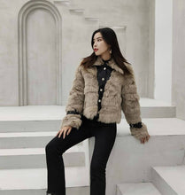 Load image into Gallery viewer, OFTBUY 2019 Real Wool Fur Coat Winter Jacket Women Genuine Sheep Leather Thick Warm Outerwear New Fashion Streetwear Luxury