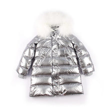 Load image into Gallery viewer, OFTBUY Silver Parka Long Parkas Winter Jacket Women Real Fur Coat Natural Raccoon Fur Duck Down Coat Thick Warm Streetwear Brand