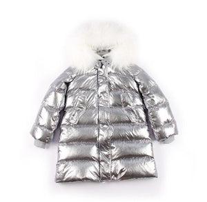 OFTBUY Silver Parka Long Parkas Winter Jacket Women Real Fur Coat Natural Raccoon Fur Duck Down Coat Thick Warm Streetwear Brand